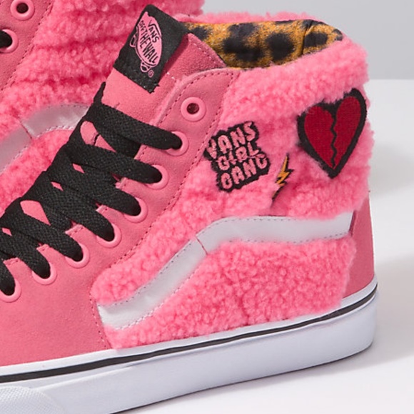 pink hightop vans